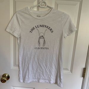 LUMINEERS CLEOPATRA WHITE T SHIRT